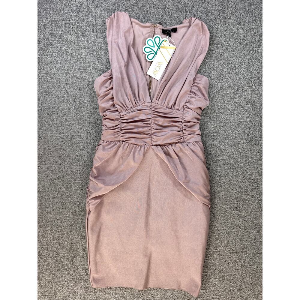 NWT WOW Couture Dress Need Your Love Mini Dusty Mauve Size Small